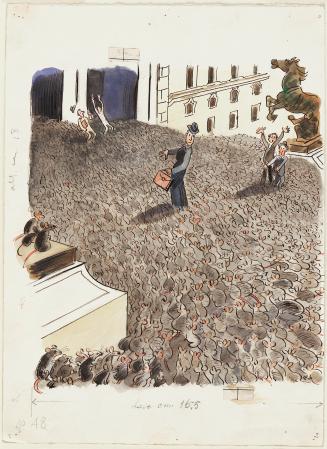 Mice Storm the Governments' Conference, Illustration for page 48 from The Animals' Conference