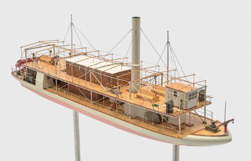 Nigerian River Sternwheeler, Builder's Model