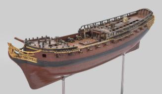 Armed Merchantmen (?), Dockyard Model
