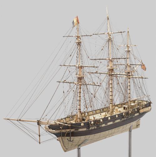 Ship Model of the 'Commandeered Merchantman'