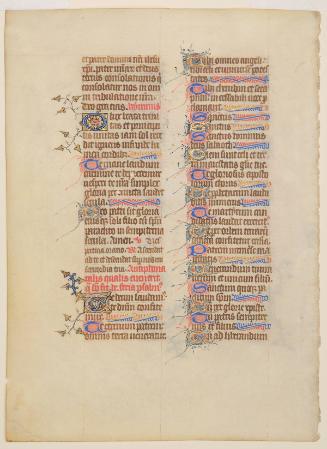 Leaf from Book of Hours