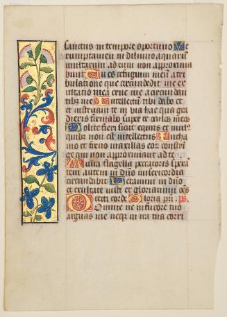 Leaf from Book of Hours