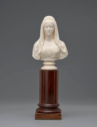 Bust of Margaret Compton (Margaret Douglas Maclean Clephane), Marchioness of Northampton (c.1795-1830), poet, musician and artist, wife of Spencer Joshua Alwyne Compton, 2nd Marquess of Northampton