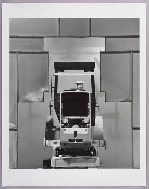 A 4-wheel-drive loader awaits assembly at the Davenport Works 
