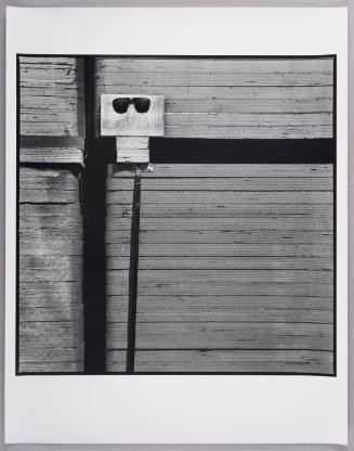 A whimsical detail  of shipping crates at the Davenport Works 
