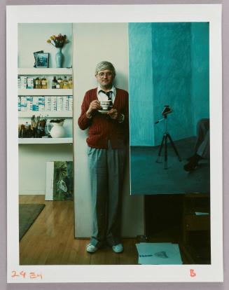 David Hockney, [painter, London, England]
