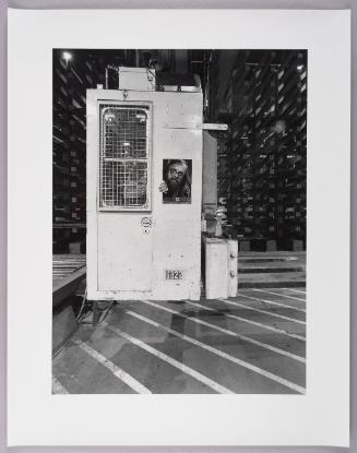 Chuck Miller, crane operator, Harvester Works
