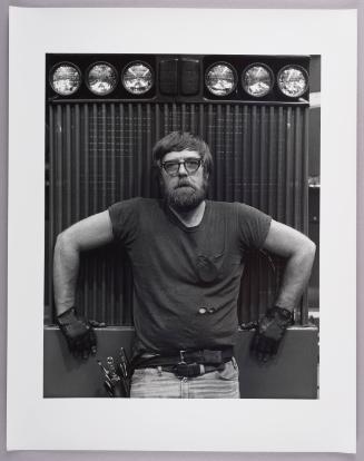 Larry Markey, driver, Tractor Works, Waterloo
