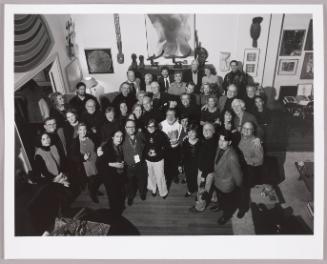 Cocktail Party at Newman’s - Arnold & Augusta Newman, Elizabeth Thomsen, Tracy Maxon, Jason Tlush, Kerry Curren, Alexandra & John Paul Caponigro, David Lyman, Julie Robinson, Mary Ellen Mark, Barbara Goodbody, Joyce Tenneyson, Abe Frandjlich, Ken Lassiter