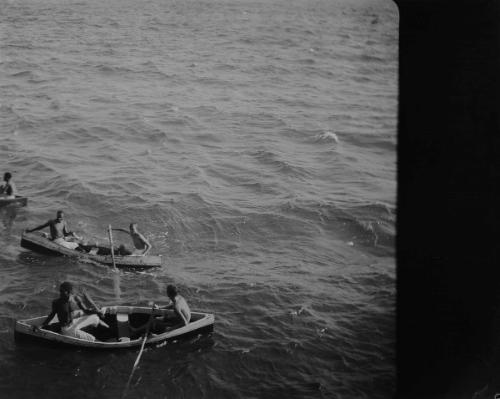 Rowboats, Fort de France, Martinique, 1906