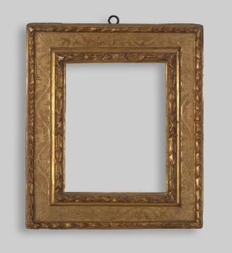 Cassetta frame with punchwork 