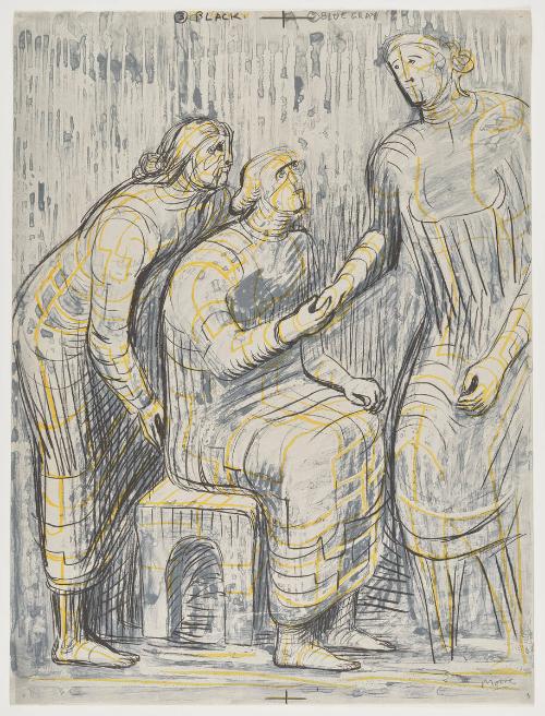 Three Female Figures