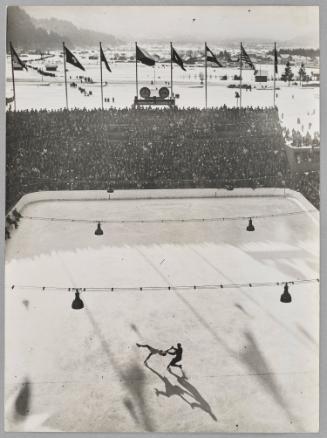 Hungarian couple Lotter-Szollas perform at the Olympic ice stadium in Garmisch-Partenkirchen, Germany.