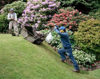 Cutting on a Slope