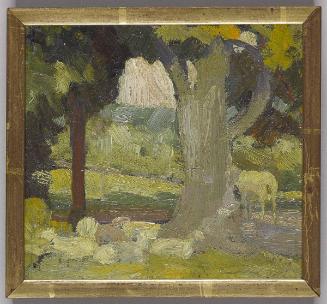 Study for Larger Picture (Sheep)