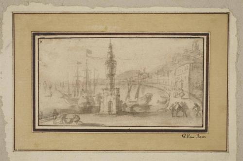 A View of the Harbour of Messina