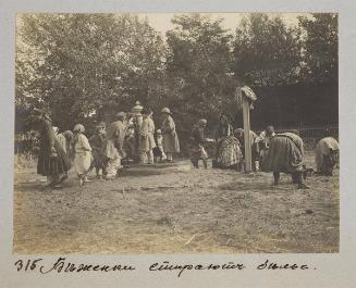 Refugees doing laundry