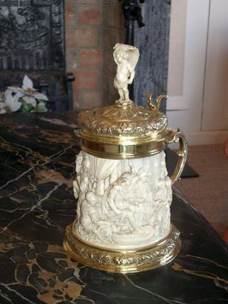 Tankard: The Continence of Scipio, and Putto with Banner of Rome