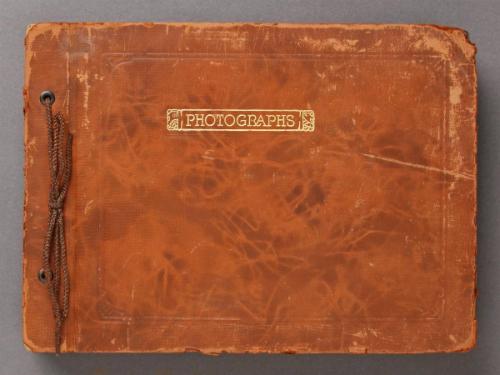 American Family Snapshot album with Photos of their home interior's