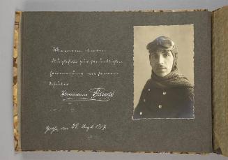 Page 10 of the presentation album, portraits of German pilots