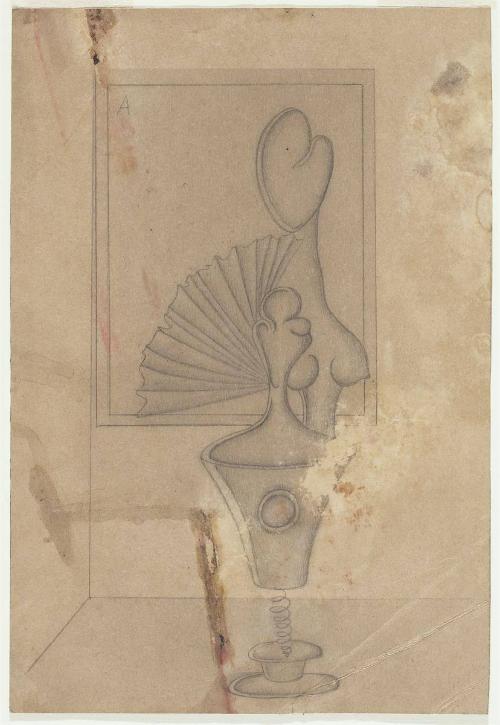 Stilleben mit Büste und Bild