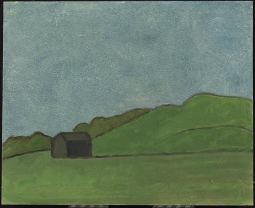 Barn at Foot of Hill