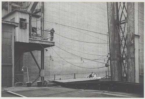 Canadian Industry - Grain Elevator Series Man on Tower
