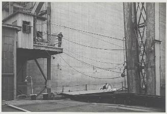 Canadian Industry - Grain Elevator Series Man on Tower