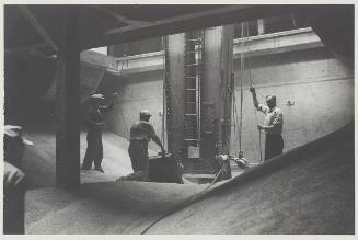 Canadian Industry - Grain Elevator Series Interior: Men in the Hold