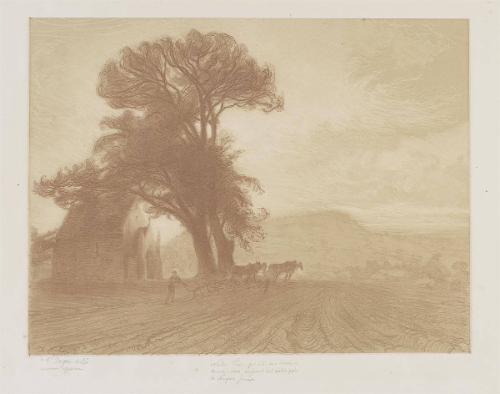 La Chapelle a Minerville  Plate VI from  Cantiques des Créatures