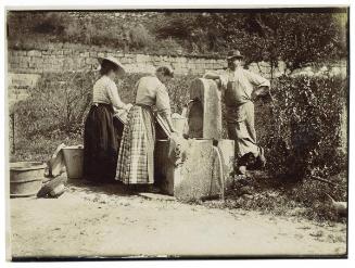 Aix les Bains - fountain at Chailles