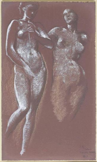 Study for Figures No. 4 and 5 for "The Golden Stairs"