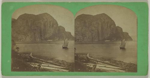 Trinity Rock Height - 1800 feet from Cape Eternity, Saguenay River