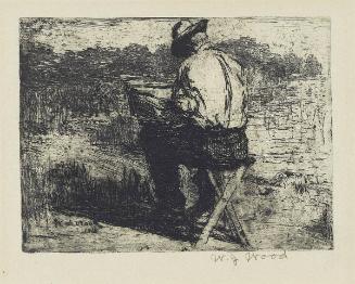 The Artist Painting in the Country