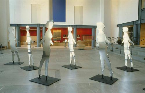 Expo Walking Woman, Cut-Out Figure