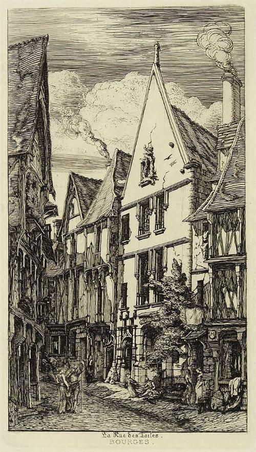 La Rue des Toiles, à Bourges