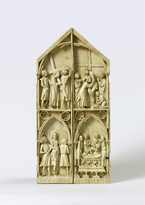 Wings from a Triptych: Scenes from The Passion of Christ