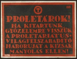 Proletarians! If we Endure....