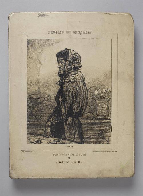 Lithographic stone for M'me Abraham