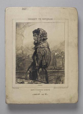 Lithographic stone for M'me Abraham