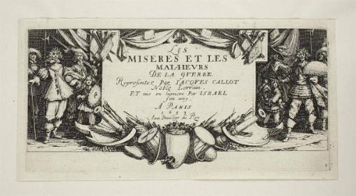 Frontispiece from  "Les Grandes Misères de la Guerre"