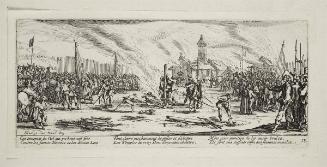 Le Bucher  from "Les Grandes Misères de la Guerre"