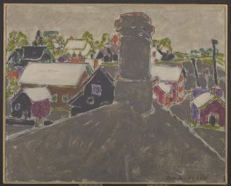 Chimney at Palgrave (recto); Elevator at Sunset (verso)