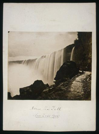 Horseshoe Fan (from Table Rock) (verso); American Fall, Whirlwind Bridge and Cave of the Winds (recto)