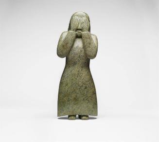 [Untitled] (Standing Woman with hands cupped over face)