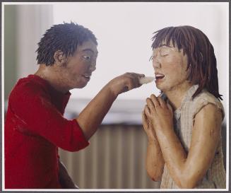 Couple Feeding Each Other