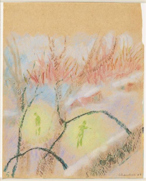 Untitled [view through trees - numbered 5]