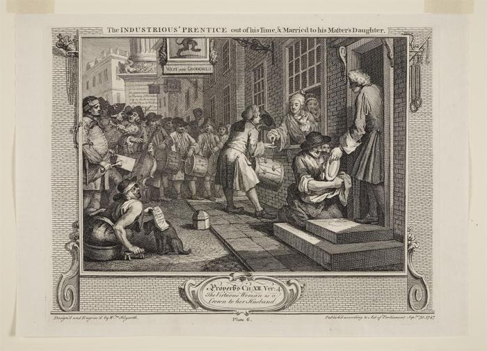 The Industrious 'Prentice out of his Time and Married to his Master's Daughter