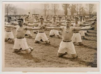 Royal Air Force: Rehearse for Royal Tournament.