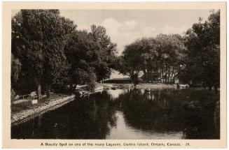 A Beauty Spot on one of the many Lagoons, Centre Island, Ontario, Canada